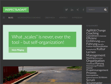 Tablet Screenshot of inspectandadapt.de